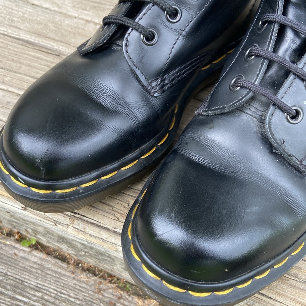 Dr. Martens Vintage 20-Eye 9663 Made in England Smooth Leather Boots Women's 7 - Picture 6 of 15